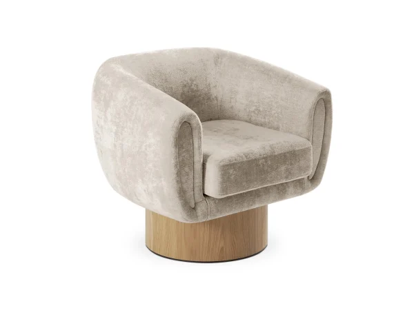 Кресло Guest вращающееся бежевый — изображение 3