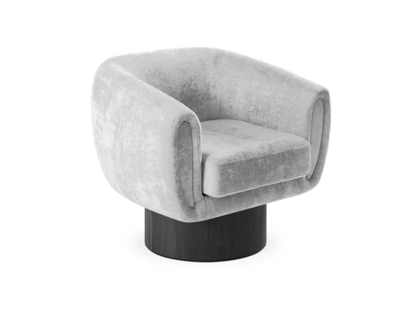 Кресло Guest вращающееся светло-серый — изображение 3