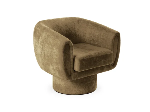 Кресло Guest вращающееся коричневый — изображение 3