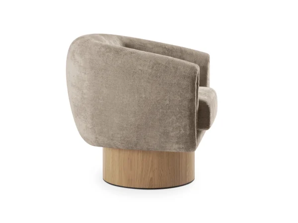 Кресло Guest вращающееся светло-коричневый — изображение 4