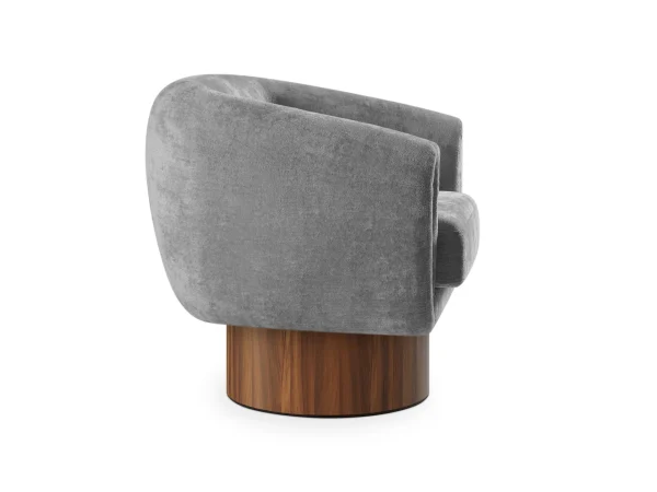 Кресло Guest вращающееся серый — изображение 4