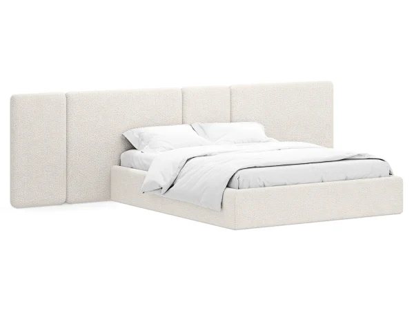 Кровать Atessa без подъемного механизма бежевый — изображение 2