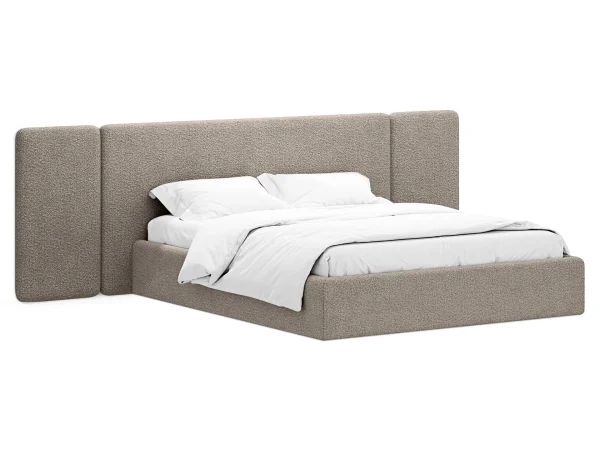 Кровать Atessa без подъемного механизма бежевый — изображение 2