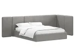 Кровать Atessa без подъемного механизма серый — изображение 2