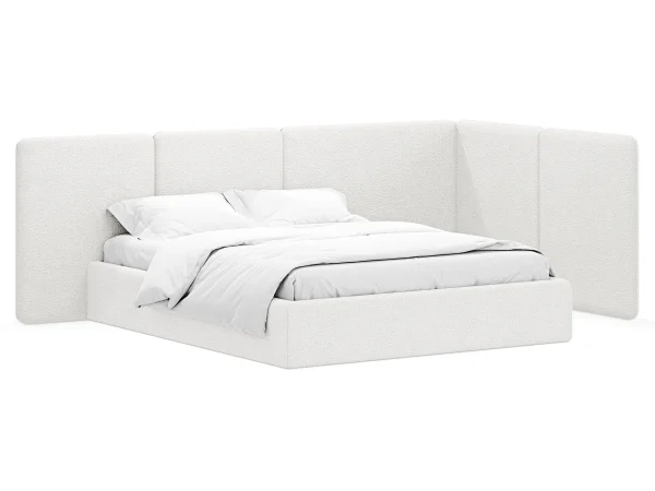 Кровать Atessa с подъемным механизмом белый — изображение 2