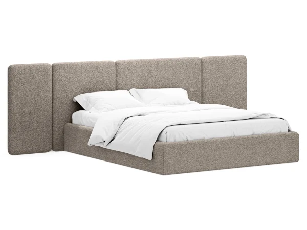 Кровать Atessa с подъемным механизмом коричневый — изображение 2