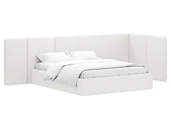 Кровать Atessa с подъемным механизмом белый — изображение 2