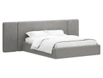 Кровать Atessa с подъемным механизмом серый — изображение 2