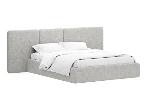 Кровать Atessa с подъемным механизмом светло-серый — изображение 2