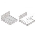 Кровать с подъемным механизмом PETRA, MOD INTERIORS — изображение 4