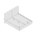 Кровать с решеткой PETRA, MOD INTERIORS — изображение 4