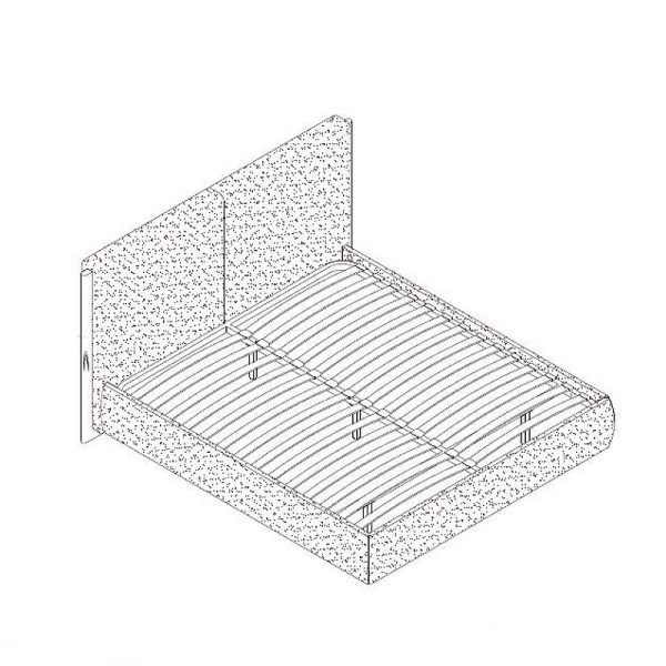 Кровать с решеткой PETRA, MOD INTERIORS — изображение 4