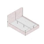 Кровать с решеткой PETRA, MOD INTERIORS — изображение 5