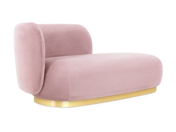 Кушетка Lucca левая розовый — изображение 2