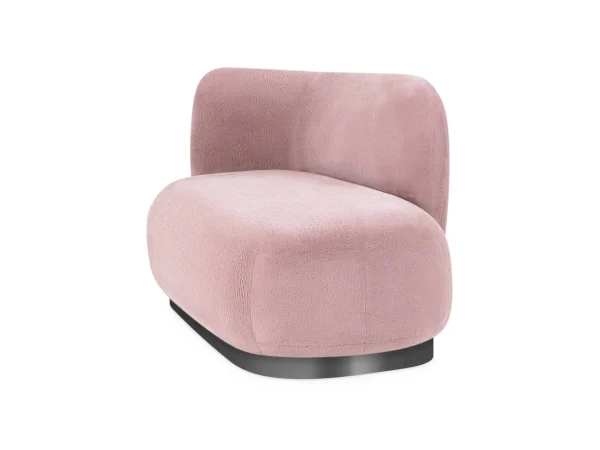 Кушетка Lucca левая розовый — изображение 3