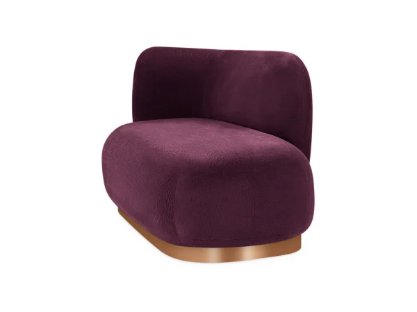 Кушетка Lucca левая фиолетовый — изображение 3