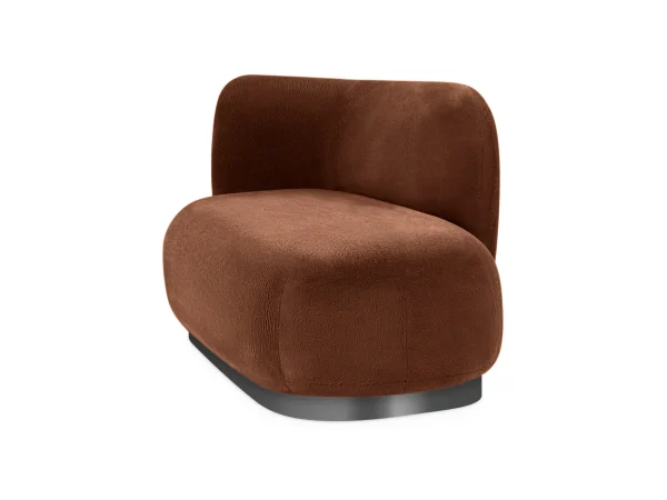 Кушетка Lucca левая коричневый — изображение 3