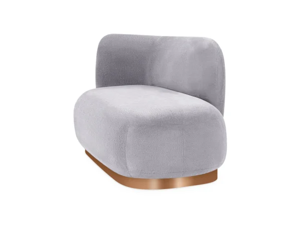 Кушетка Lucca левая серый — изображение 3