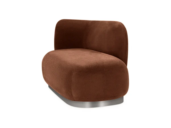 Кушетка Lucca левая коричневый — изображение 3