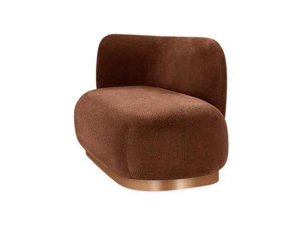 Кушетка Lucca левая коричневый — изображение 3