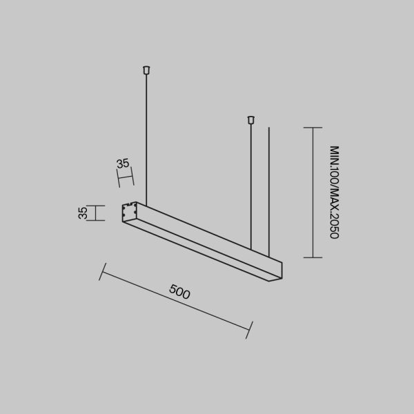 Линейный светильник Technical LL312001 — изображение 5