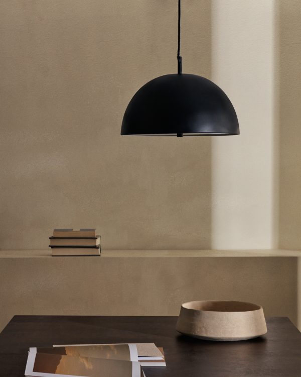 Металлический подвесной светильник Catlar черный Ø 40 см — изображение 3