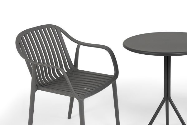 "Мохито" обеденная группа на 2 персоны, цвет темно-серый — изображение 3