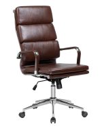 Набор 2 шт Офисное кресло для руководителей DOBRIN ARNOLD, коричневый — изображение 3