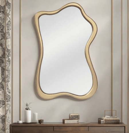 Настенное зеркало неправильной формы Bottega