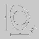 Настенный светильник (бра) Maytoni MOD306WL-01G — изображение 3