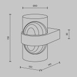 Настенный светильник (бра) Maytoni MOD480WL-L10BS3K — изображение 5