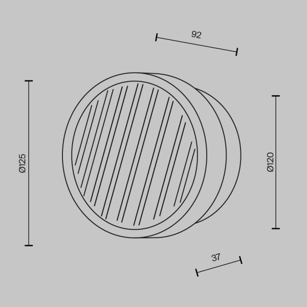 Настенный светильник (бра) Maytoni MOD493WL-L6BSK1 — изображение 4