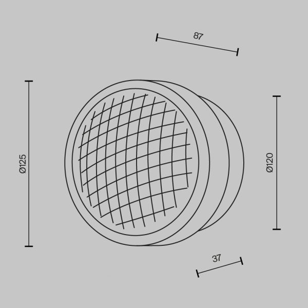Настенный светильник (бра) Maytoni MOD493WL-L6PTK — изображение 4
