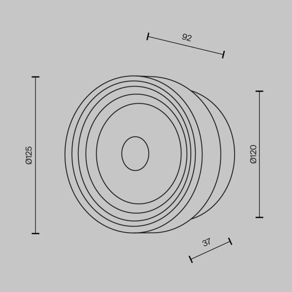 Настенный светильник (бра) Maytoni MOD493WL-L6PTK2 — изображение 4