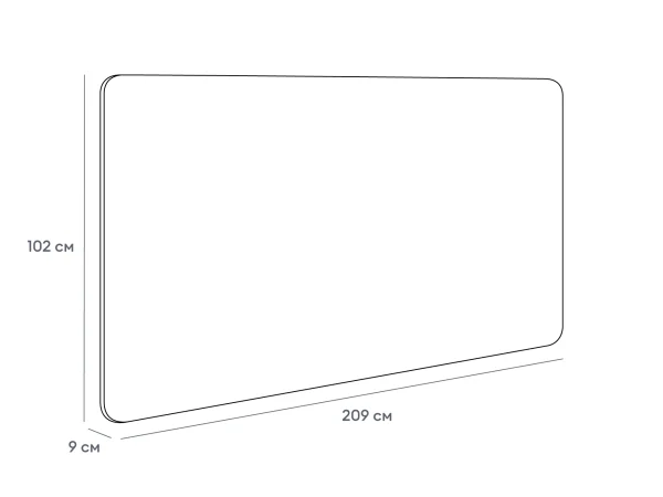 Панель Atessa 2090х1020 бежевый — изображение 3