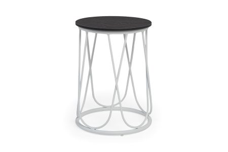 "Перу" журнальный стол из HPL круглый Ø40 H55