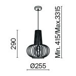 Подвесной светильник Maytoni MOD193PL-01W — изображение 4