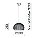 Подвесной светильник Maytoni MOD195PL-01W — изображение 2