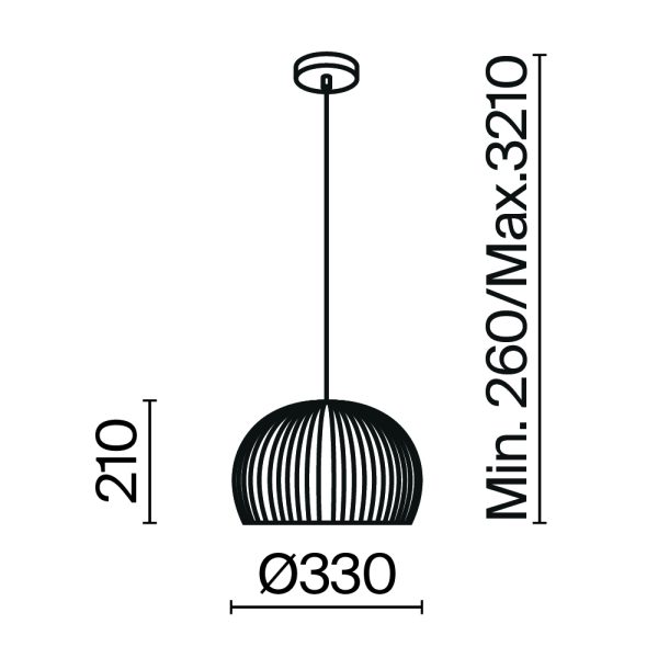Подвесной светильник Maytoni MOD195PL-01W — изображение 2