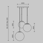 Подвесной светильник Maytoni MOD321PL-03W — изображение 2