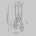 Подвесной светильник Maytoni MOD325PL-03G — изображение 2