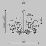 Подвесной светильник Maytoni MOD483PL-08BS — изображение 5