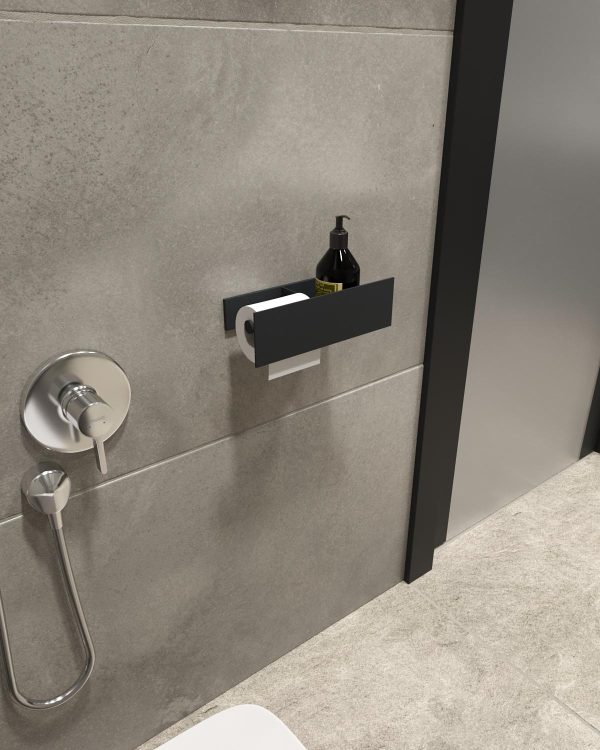 Полка для туалетной бумаги Roll L (черный) — изображение 2