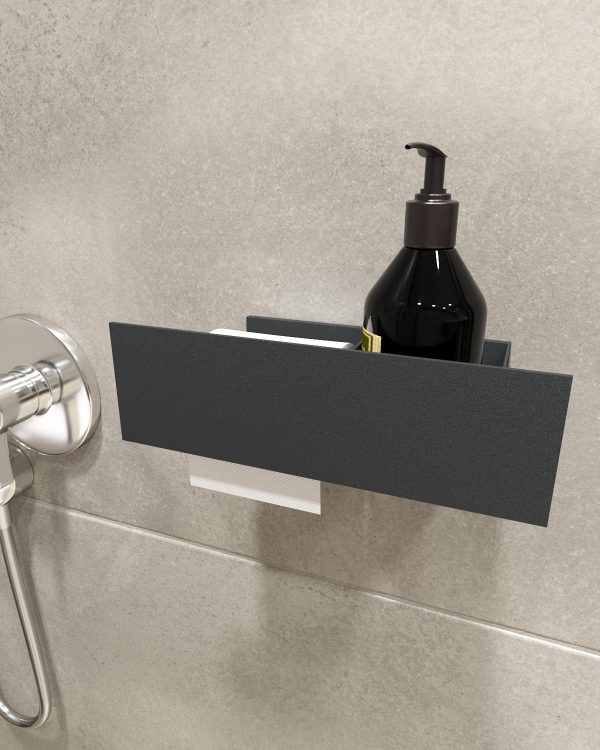 Полка для туалетной бумаги Roll L (черный) — изображение 3