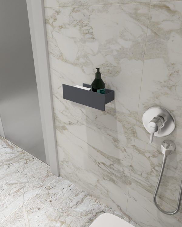 Полка для туалетной бумаги Roll L (графит) — изображение 2