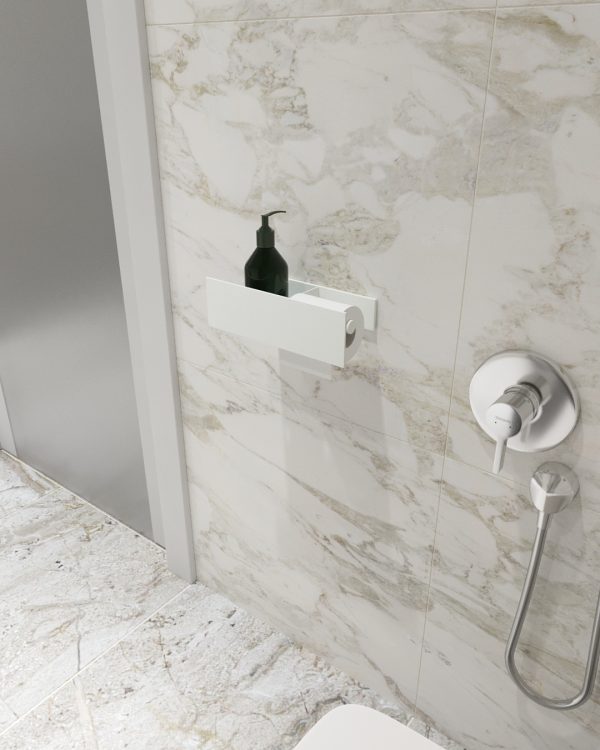 Полка для туалетной бумаги Roll R (белый) — изображение 2