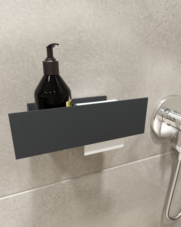 Полка для туалетной бумаги Roll R (черный) — изображение 3