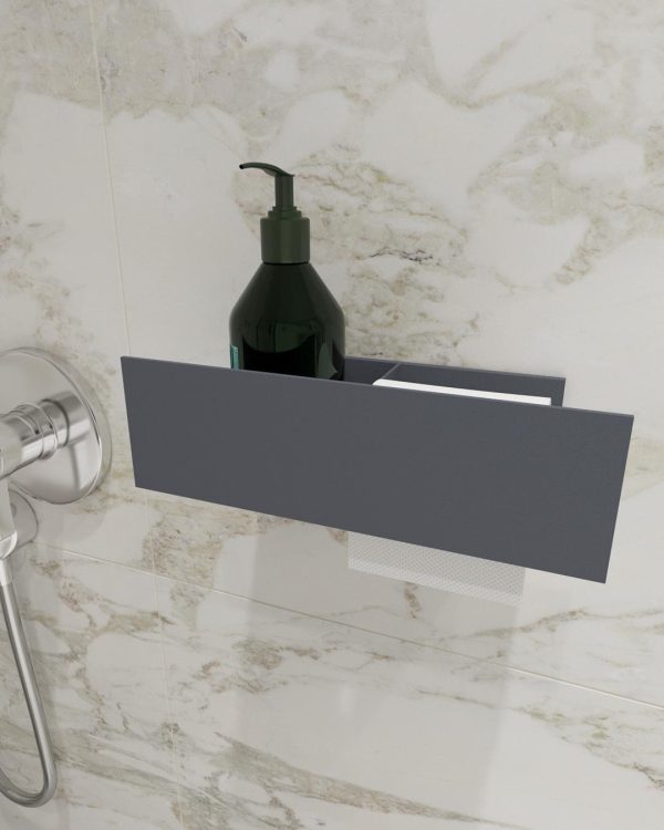 Полка для туалетной бумаги Roll R (графит) — изображение 2