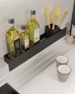 Полка-органайзер с двумя секциями Loco 60 (черный) — изображение 2