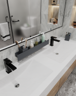 Полка-органайзер с двумя секциями Loco 60 (графит) — изображение 3